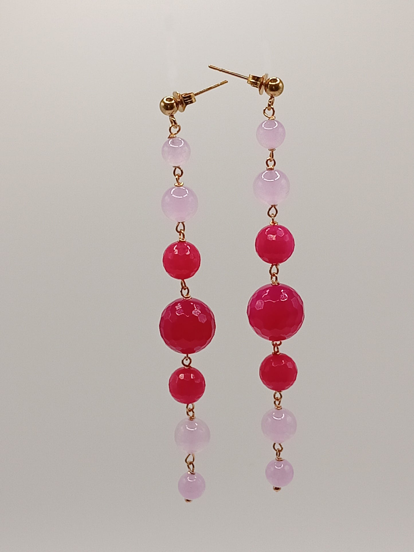 Boucles d'oreilles Framboise N°2