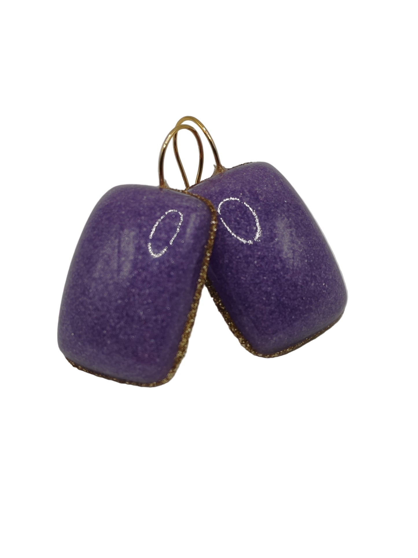 Boucles d'oreilles Bonbons aux Myrtilles