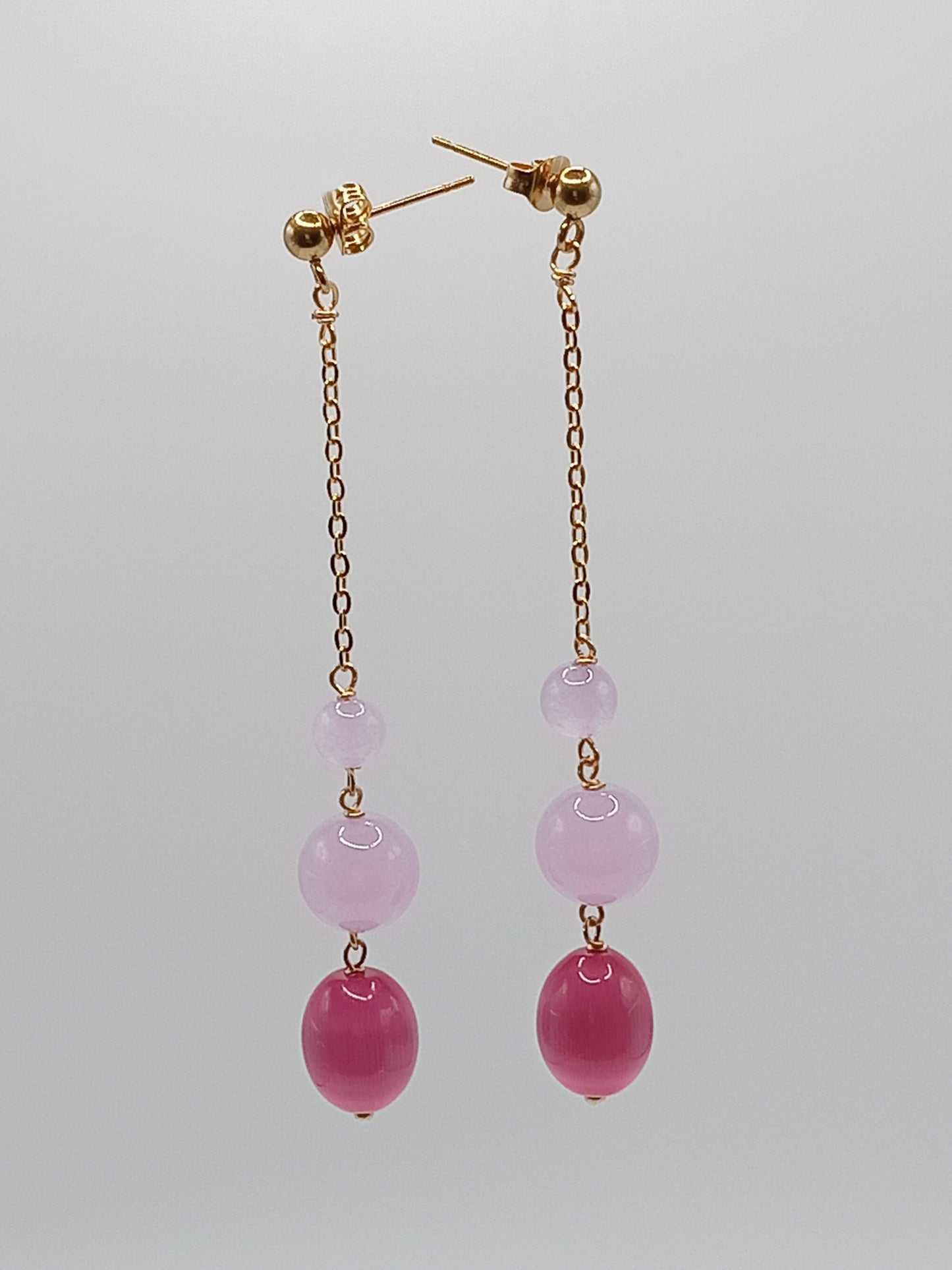 Raspberry N.3 earrings