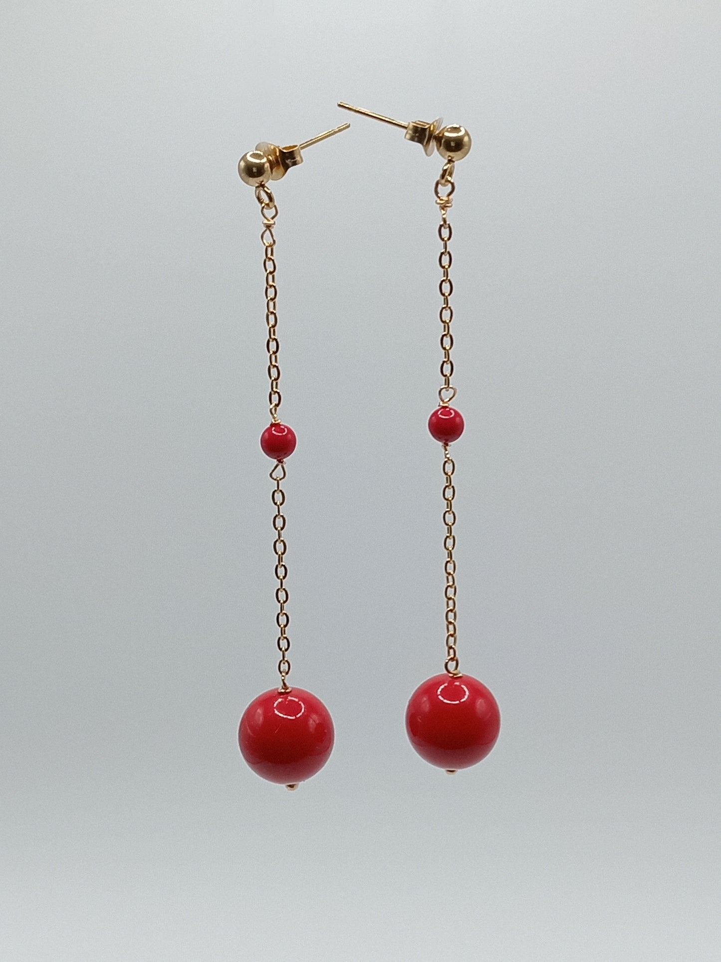 Boucles d'oreilles Cerise N 4