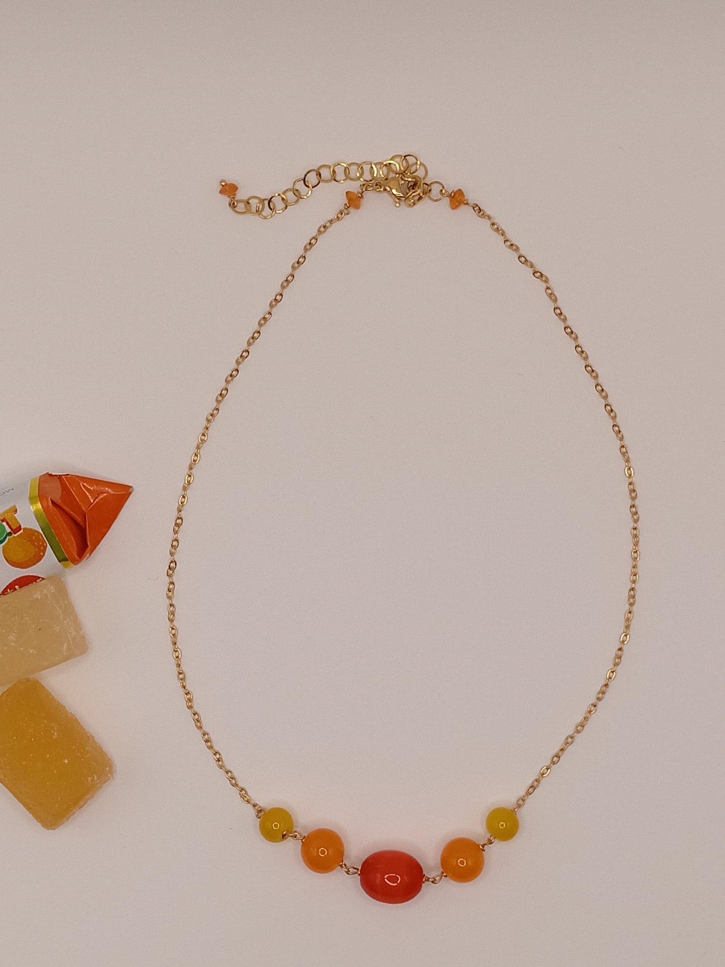 Orange Juice necklace