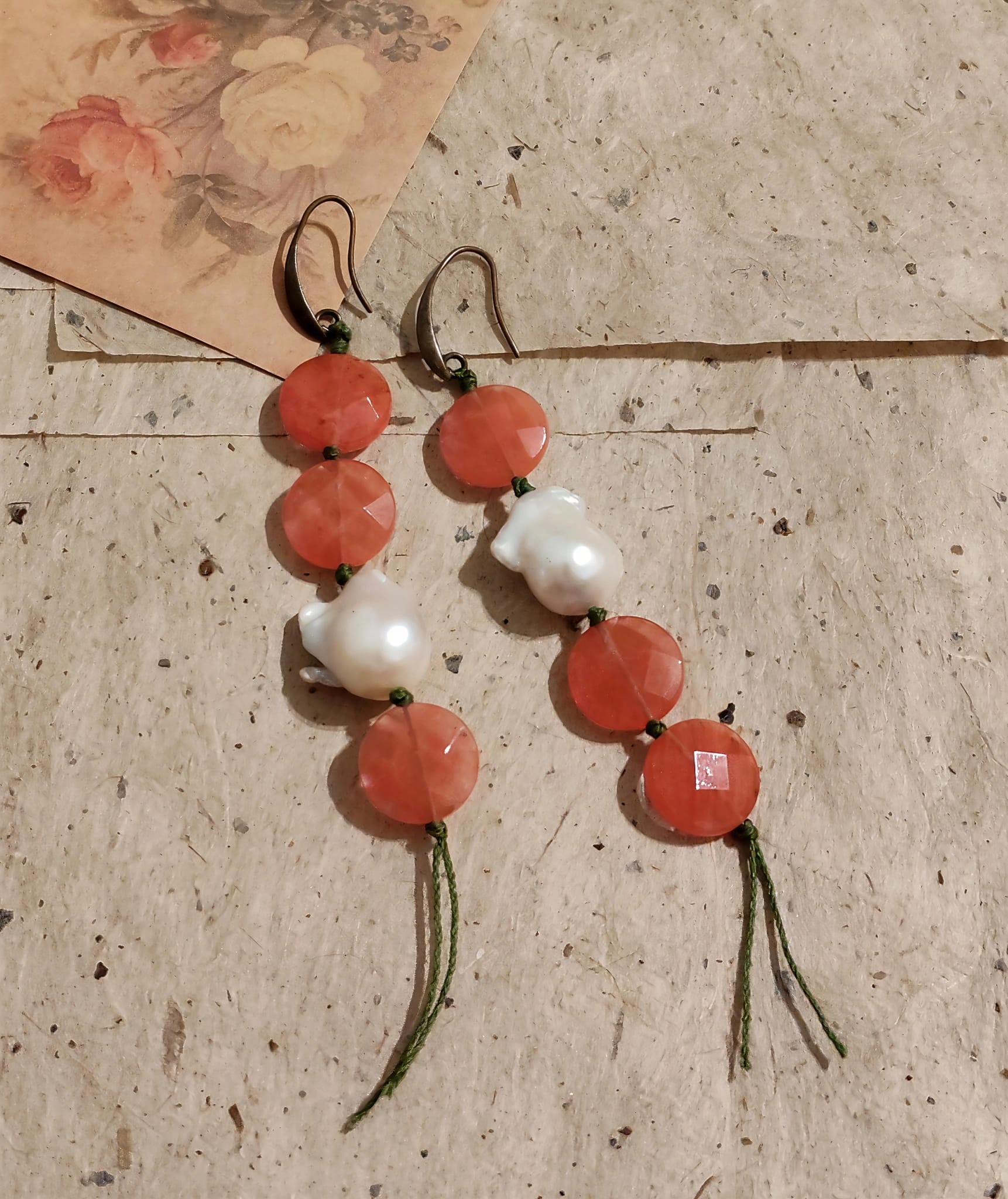 ROSE FLAME EARRINGS