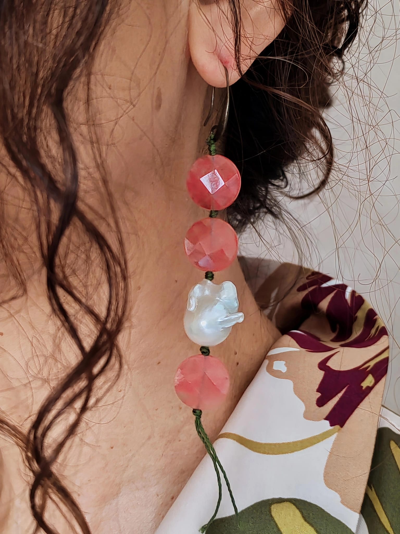 ROSE FLAME EARRINGS